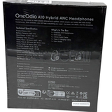 OneOdio Focus A10 - Hybrid Active Noise Cancelling Headphones, Wireless Over-Ear Headphones with 62H Playtime, Fast Charging, Hi-Res Audio, Clear Calls, Bluetooth & Wired Mode for Travel Work