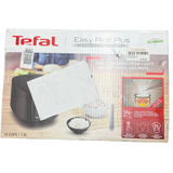 Tefal Easy Rice Plus RK736B - Rice Cooker, 750W, Fuzzy Logic with Spherical Pot, 1.8L, AI Smart Cooking, 11 cooking programs, Coal