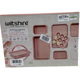 Wiltshire 40760 Smart Stack Bakeware Set, Rose Gold (7 Pieces}