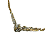 916YG Diamond D1=Est 0.3cts ,D24 Necklace