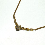 916YG Diamond D1=Est 0.3cts ,D24 Necklace