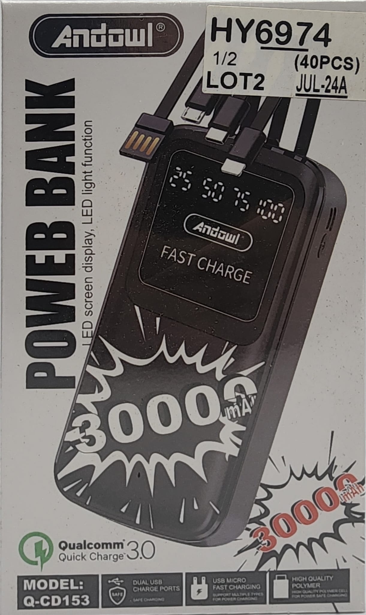 Power Bank 30000MAH Main image