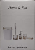 Bathroom Accessories Set Pearl Design