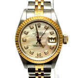 ROLEX Datejust 69173 Automatic HG Bracelet , Mother Of Pearl Dial