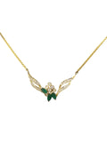 Emerald Diamond Necklace