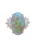 Opal Diamond Ring