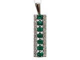 Emerald Diamond Pendant