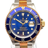 Rolex Submariner Date 16613 Half Gold Half Gold Watch