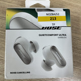 Bose QuietComfort Ultra Wireless Noise Cancelling Earbuds, Bluetooth Noise Cancelling Earbuds with Spatial Audio and World-Class Noise Cancellation, White Smoke