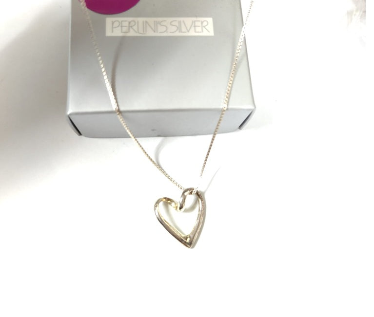 Perlini 925 Silver Necklace with Pendant
