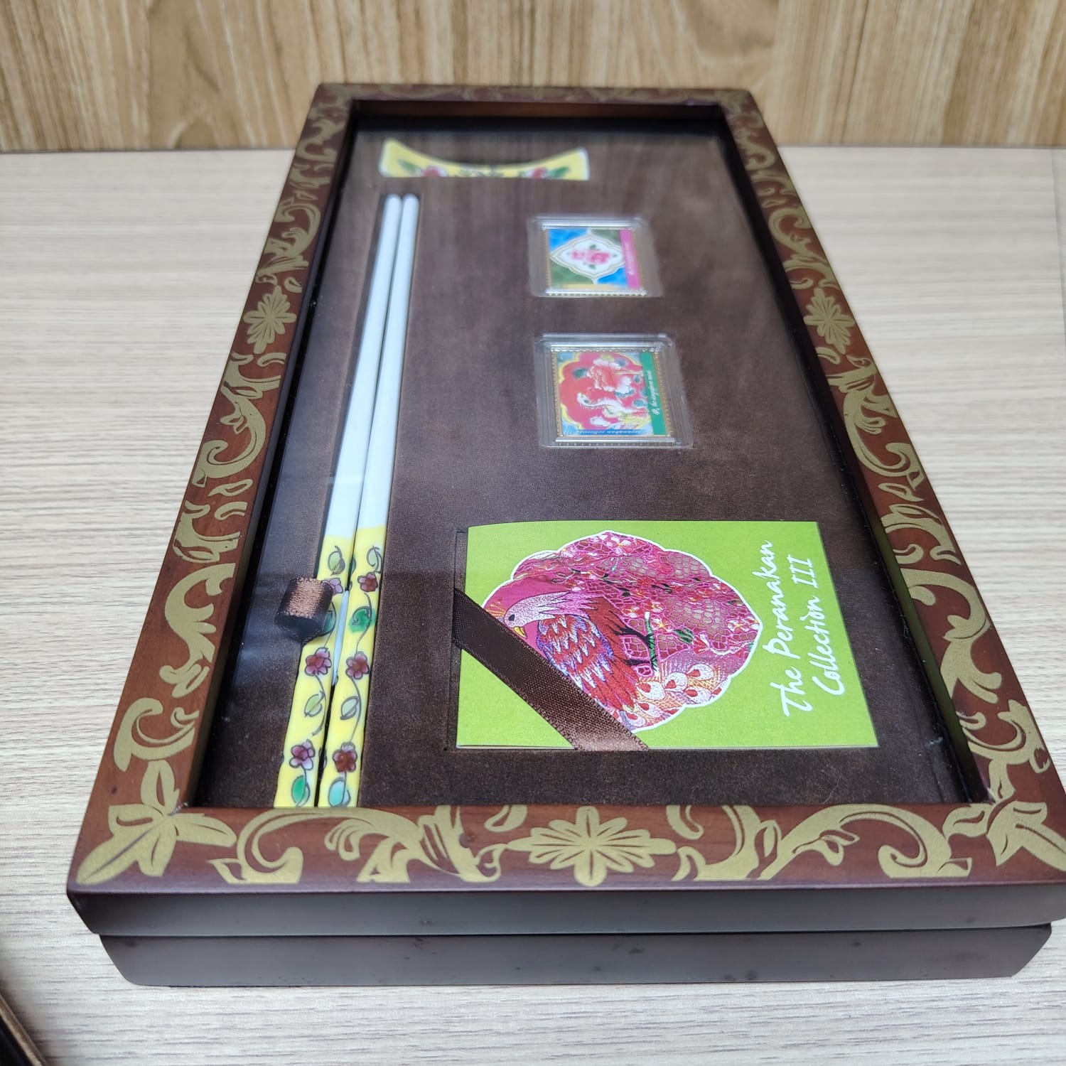 The Singapore Mint Collectible Peranakan Stamp Set CHOPSTICK Secondary image