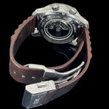 Xeric Vendetta Green Dial/ Brown Band- Wandering Hour Mens Watch