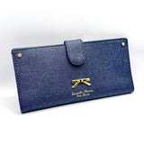 Samantha Thavasa Petit Choice Denim Blue Zip Wallet