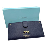 Samantha Thavasa Petit Choice Denim Blue Zip Wallet