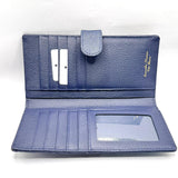 Samantha Thavasa Petit Choice Denim Blue Zip Wallet