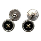 T & Co 925 Silver, 18KYG Men Cufflinks