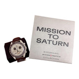 Swatch x Omega Mission to Saturn Quartz Watch, 42mm