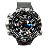 Citizen BN2029 Promaster Eco-Drive Black Dial Stainless Steel Men's Watch, 49mm