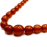 Butterscotch Amber=8.1-15.8mm Necklace