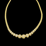 Diamond Necklace 18k Yellow Gold