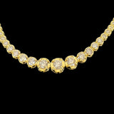 Diamond Necklace 18k Yellow Gold