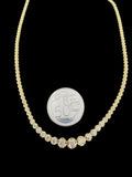 Diamond Necklace 18k Yellow Gold