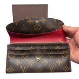 Louis Vuitton M60136 Emilie Monogram Rouge Wallet