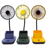 USB Desktop Fan With Gadget Holder