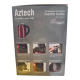 Aztech 1.7L Burgundy Series Temperature Controlled Electric Kettle AEK3630