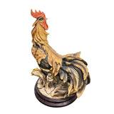 Roma Collection Resin Rooster WIth Hen ,Height 45cm