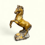 Brass Prancing Horse. Height 39cm