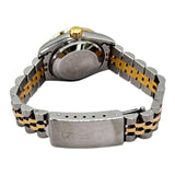 Rolex 69173 Half Gold Automatic Diamond Bezel Watch, 26mm