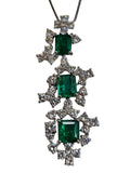 Emerald Diamond Necklace