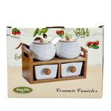 Condiment Container-4pcs/2 Tiers