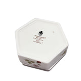 Wedgewood Hexagon Wild Strawberry Printing Trinket Box, 9cm