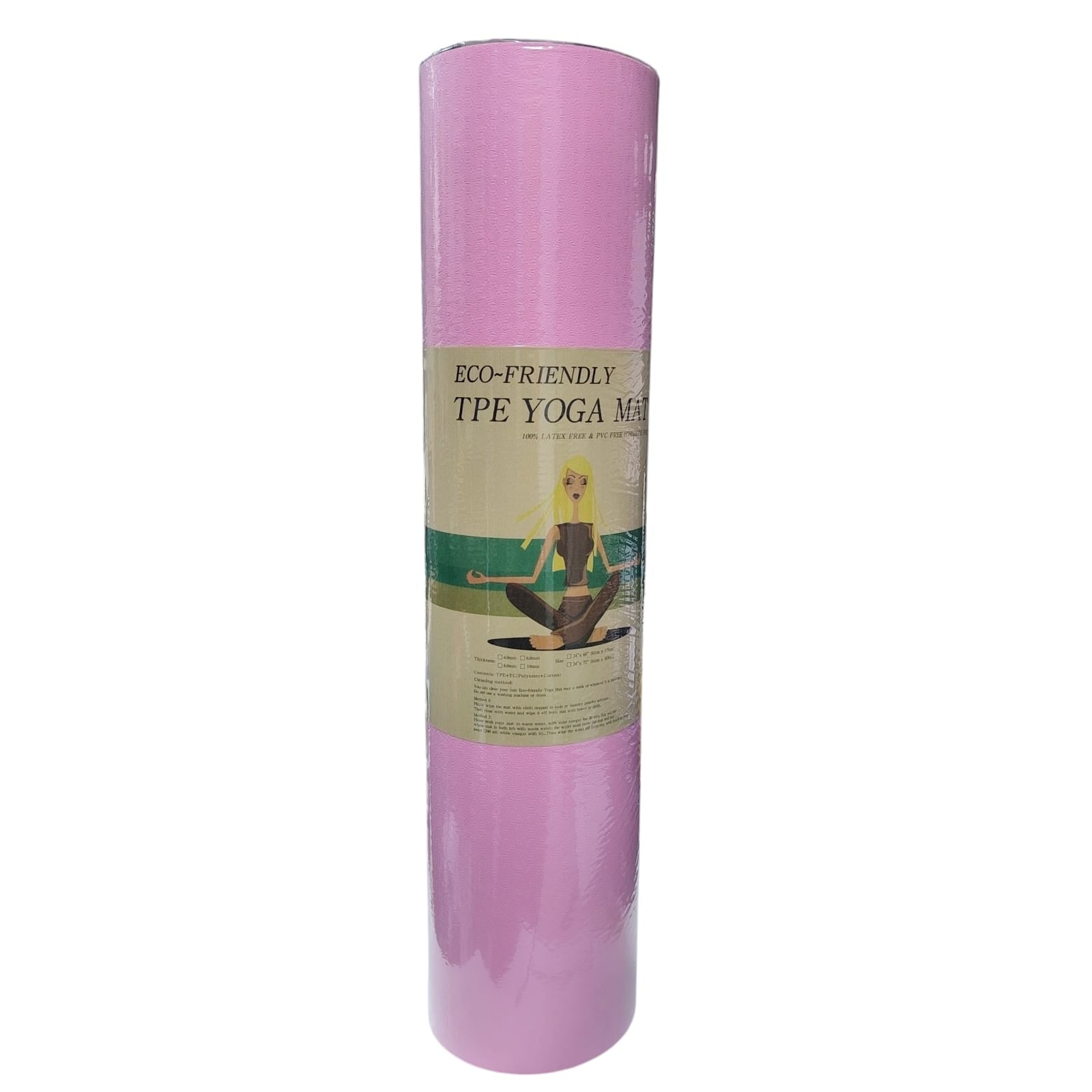 YOGA MAT 8MM 2 Tone 183X61CM  61010-8MM Main image