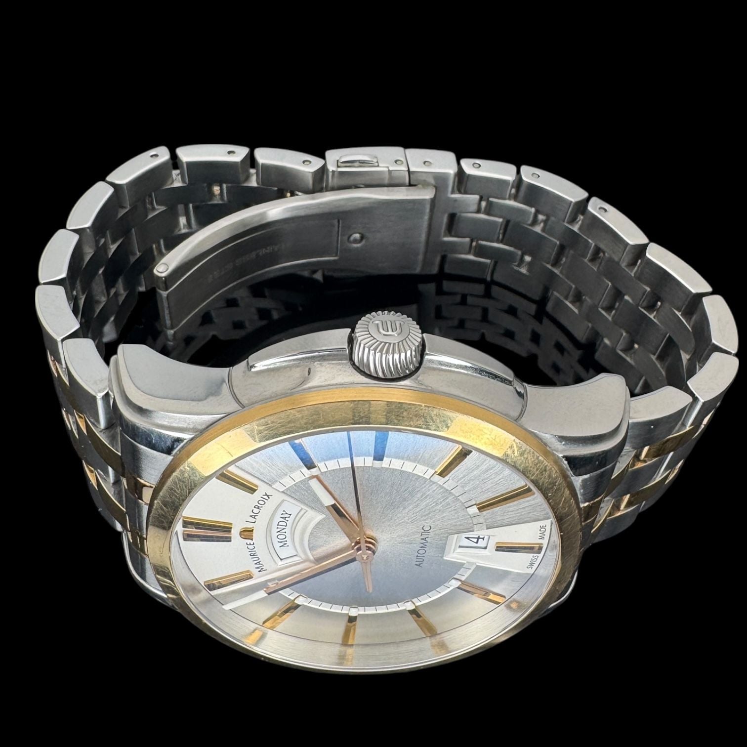 Maurice Lacroix Pontos Day Date Benzel 18K PT6158 Automatic Watch Secondary image