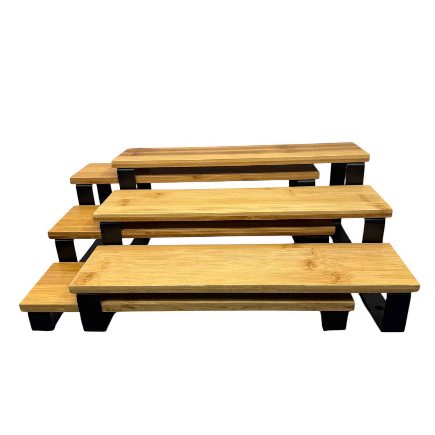 Serving Wooden Rack 3 Tier x 2pcs Set Main image