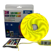 Led Smart Neon Strip Light 3M W/ Remote