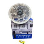 Ceiling Fan with Crystal 3 Tones LED and Remote control E27 Socket