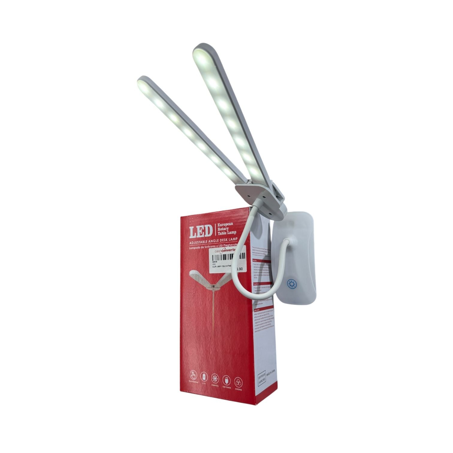 Clip Lamp Rechargeable Two Blade