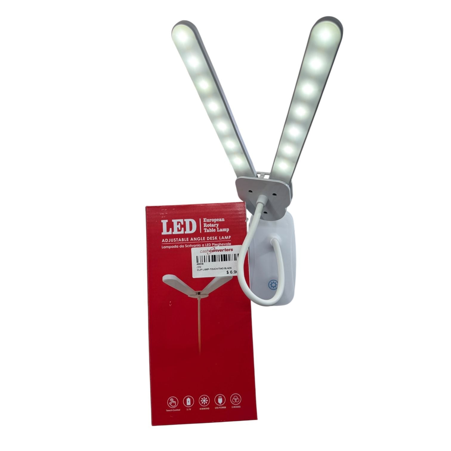 Clip Lamp Rechargeable Two Blade Main image