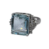 PM900 Aquamarine=7.9ct, DIamond=0.4ct w/Cert
