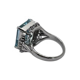 PM900 Aquamarine=7.9ct, DIamond=0.4ct w/Cert
