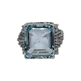 PM900 Aquamarine=7.9ct, DIamond=0.4ct w/Cert