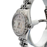 Rolex 79174 Datejust Automatic Custom Diamond Bezel ,Mother Of Pearl Dial Watch, 26mm