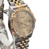 Rolex 16233 Datejust Automatic Diamond Bezel & Index D10(S) Men Watch, 36mm