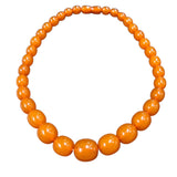Butterscotch Amber Beads Necklace ,Length 45cm