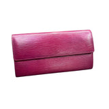 LOUIS VUITTON Portefeuille Sarah Bifold wallet M60317 Epi leather Fuschia