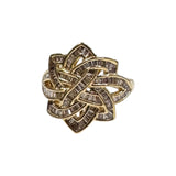 18KYG Diamond=1.12cts Ring w/Cert